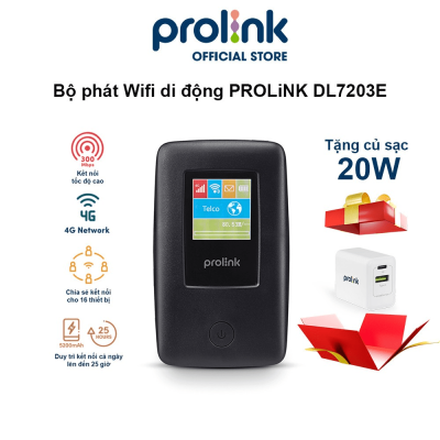 Bộ Phát Wifi Di Động PROLiNK DL_7203E DA NANG