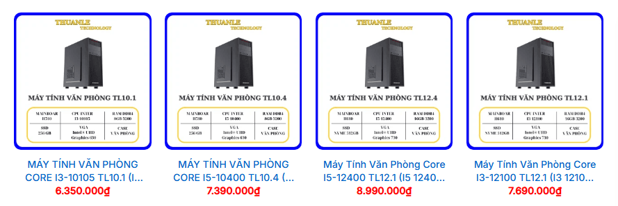 Máy tính văn phòng hòa khánh đà nẵng