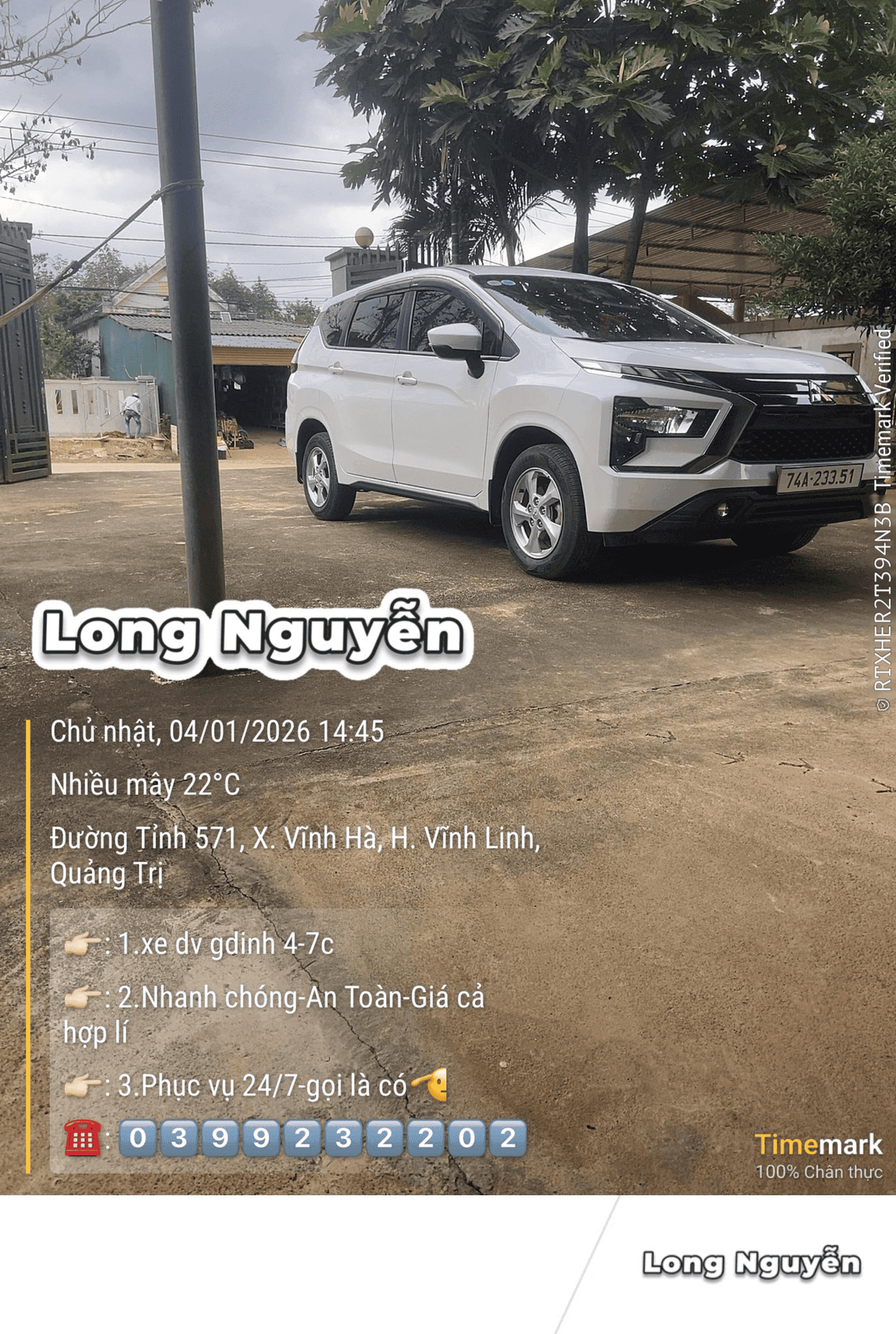 xe taxi long nguyen ho xa